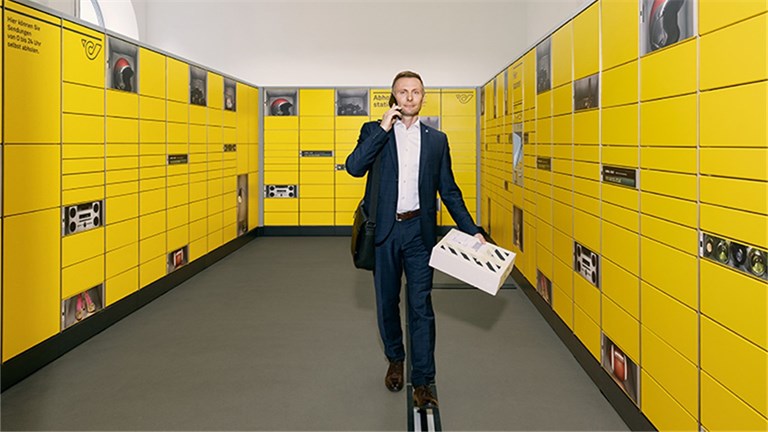 Customer in self-service zone